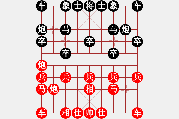 象棋棋譜圖片：11059局 A41-起馬對(duì)進(jìn)７卒-小蟲引擎24層 紅先和 旋九專雙核-業(yè)余 - 步數(shù)：10 