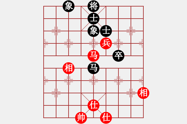 象棋棋譜圖片：漁湖棋手(7段)-和-心雕(4段) - 步數(shù)：100 