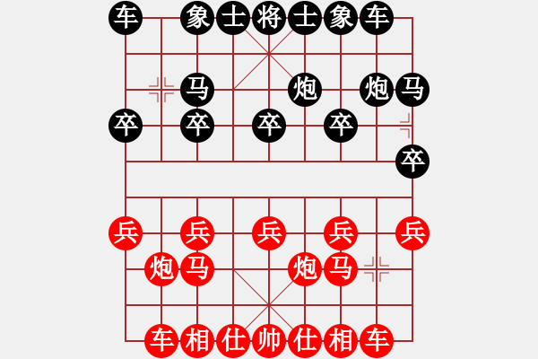 象棋棋譜圖片：張澤嶺 先和 林思聰 - 步數(shù)：10 