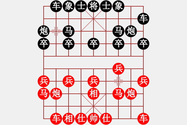 象棋棋譜圖片：仙境傳說(9段)-負-火舞(9段) - 步數：10 