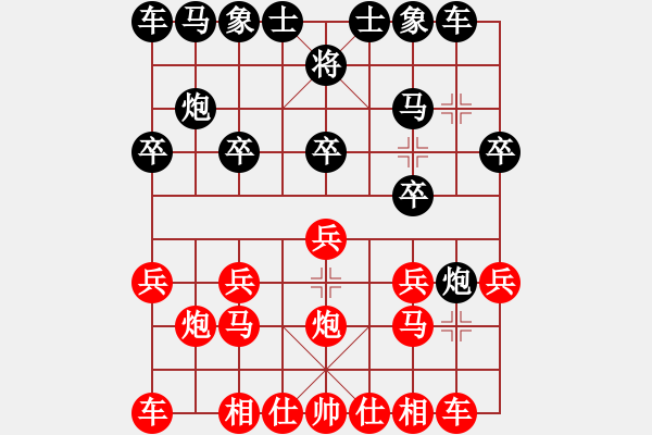 象棋棋譜圖片：股海人生 紅慘敗 VS 虎哥帥五進(jìn)一 黑大勝 - 步數(shù)：10 