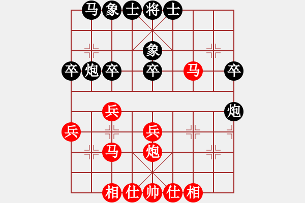 象棋棋譜圖片：涼州棋王(9星)-負(fù)-tmgx(9星) - 步數(shù)：30 