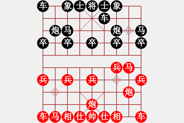 象棋棋譜圖片：1538局 A00- 不合理開局-小蟲引擎23層(先勝)天天Ai2-6 - 步數(shù)：10 