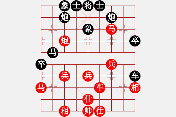 象棋棋譜圖片：daikyvuong(8段)-和-醉心求弈(2段) - 步數(shù)：40 