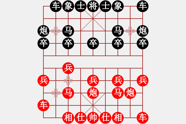 象棋棋譜圖片：行者必達[紅] -VS- 閆之格[黑] - 步數(shù)：10 