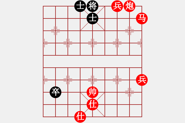 象棋棋譜圖片：五七炮進(jìn)三兵對(duì)屏風(fēng)馬飛右象（旋風(fēng)拆棋）紅勝 - 步數(shù)：123 